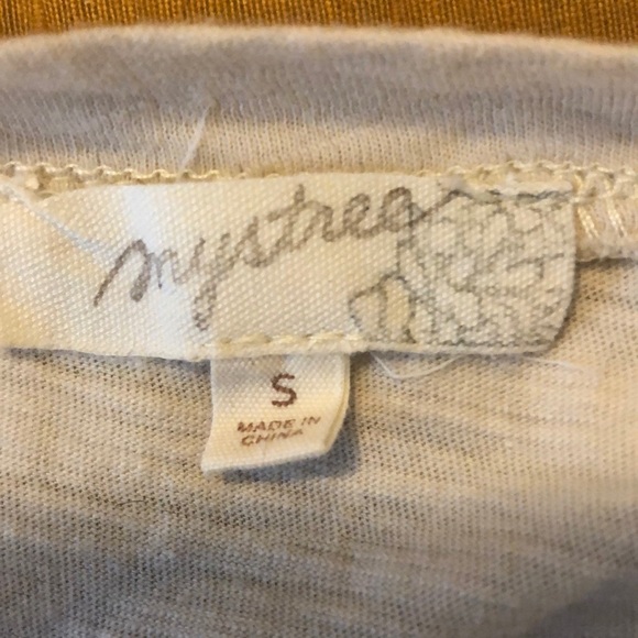 Mystree Cream Tank Top with Watercolor Tie-Dye - Picture 2 of 3